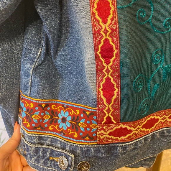 Reworked denim jacket - Picture 3 of 4